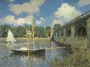 Claude Monet Le Pont routier,Argenteuil oil painting reproduction